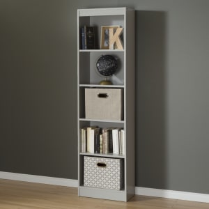 Axess - 5-Shelf Narrow Bookcase Axess - 5-Shelf Narrow Bookcase