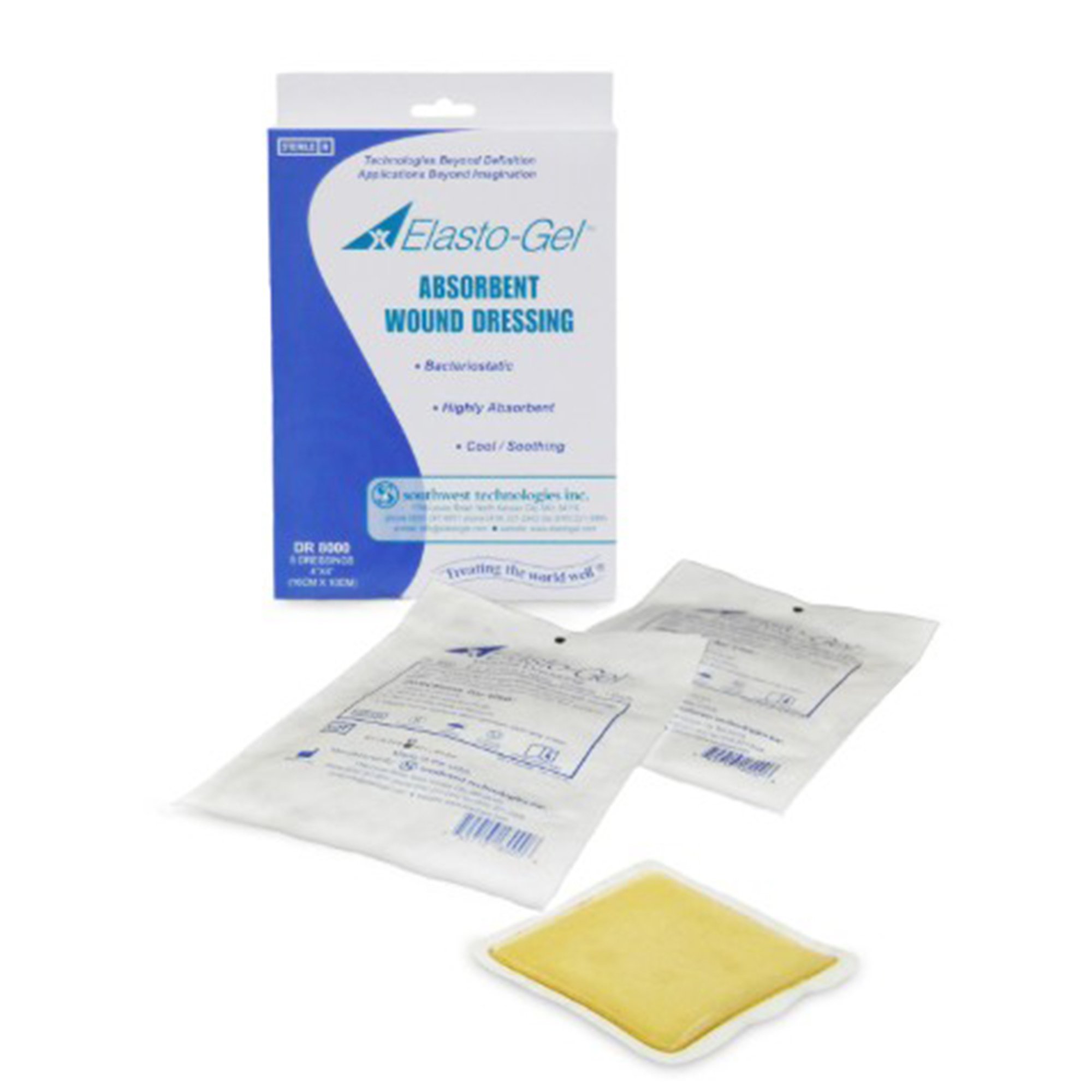 Elasto-Gel Hydrogel Dressing, 4 x 4 inch MK 283606