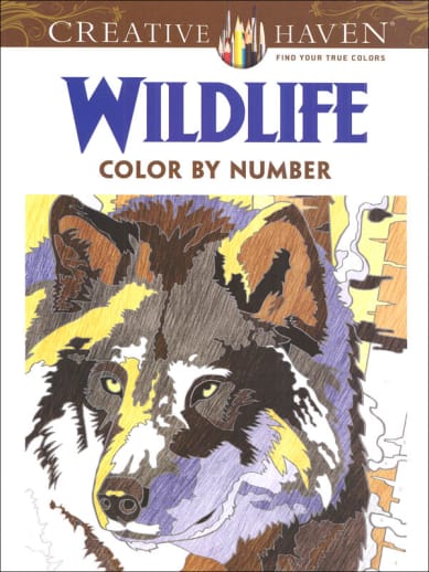 Wildlife Color by Number Book