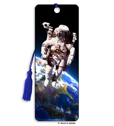 Space Walk 3D Bookmark