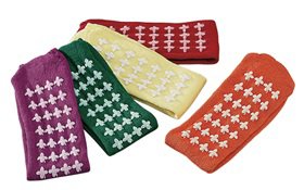 Posey Fall Management Slipper Socks, Yellow, Standard MK 871391