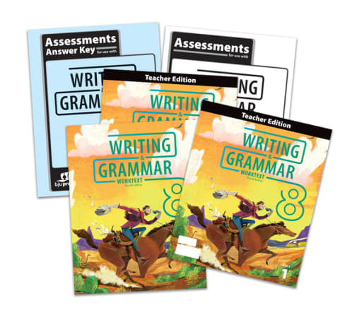 BJU Press Writing/Grammar 8 Homeschool Kit 4th Edition