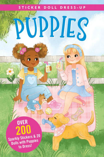 Sticker Doll Dress Up - Puppies