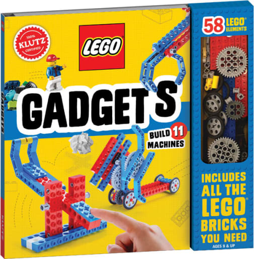 Klutz LEGO Gadgets Activity Book and Bricks to Build 11 Machines