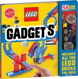 Klutz LEGO Gadgets Activity Book and Bricks to Build 11 Machines