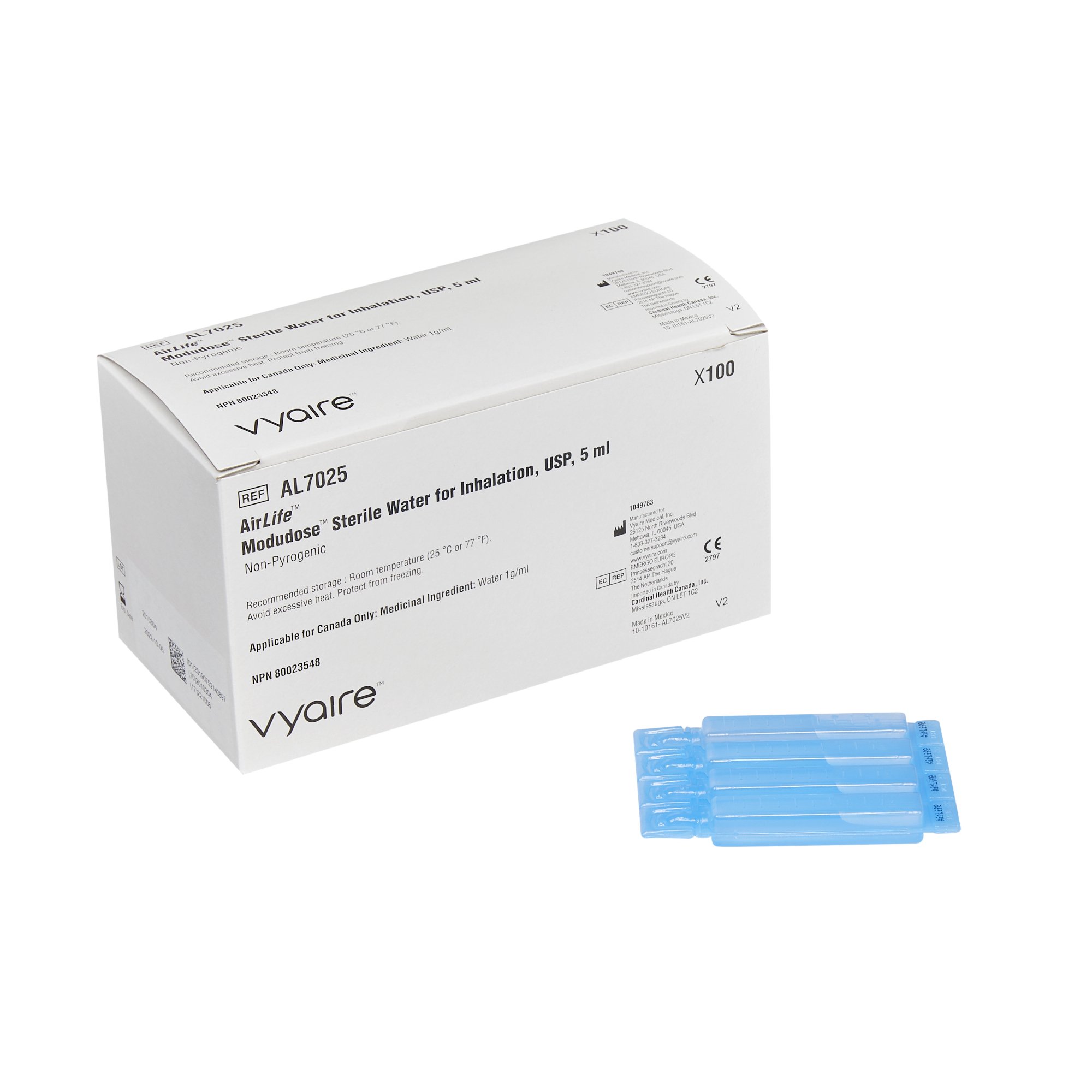 AirLife Modudose Suctioning Solution, 5 mL Unit Dose Vial MK 624678