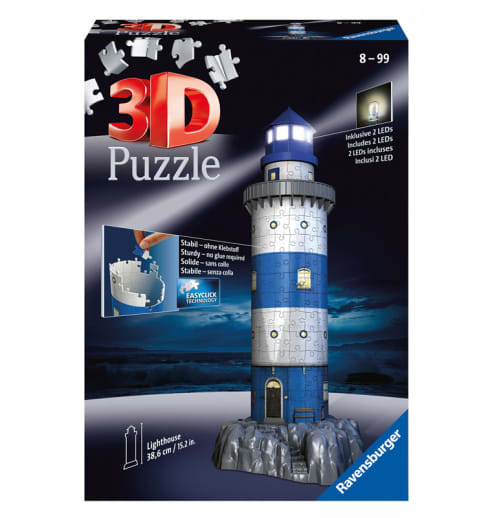 Ravensburger Lighthouse Night Edition 3D Puzzle (216 pieces)