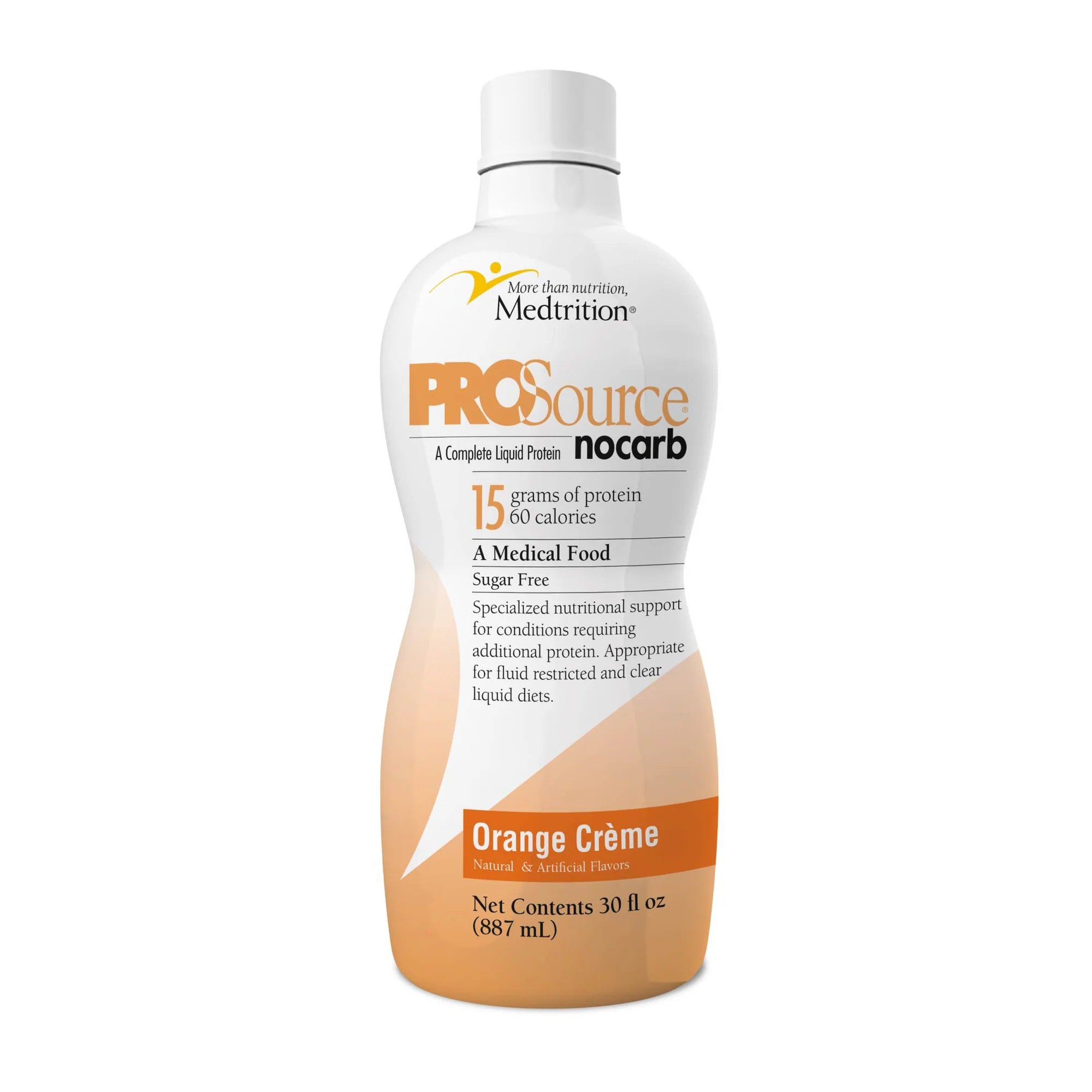 ProSource NoCarb Orange Crme Collagen & Whey Protein Formula, 32-ounce Bottle MK 740332