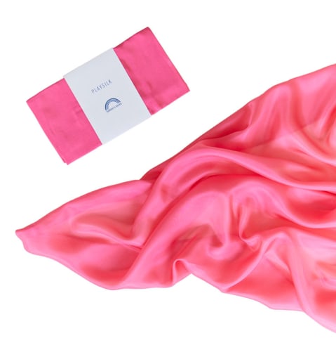 Sarah's Silks Playsilks Rose - Original Size