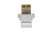 Keystone Snap In LC Fiber Module, White