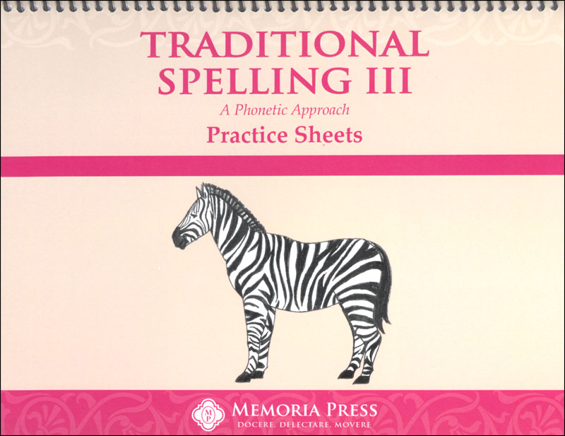 Traditional Spelling 3 Practice Sheets