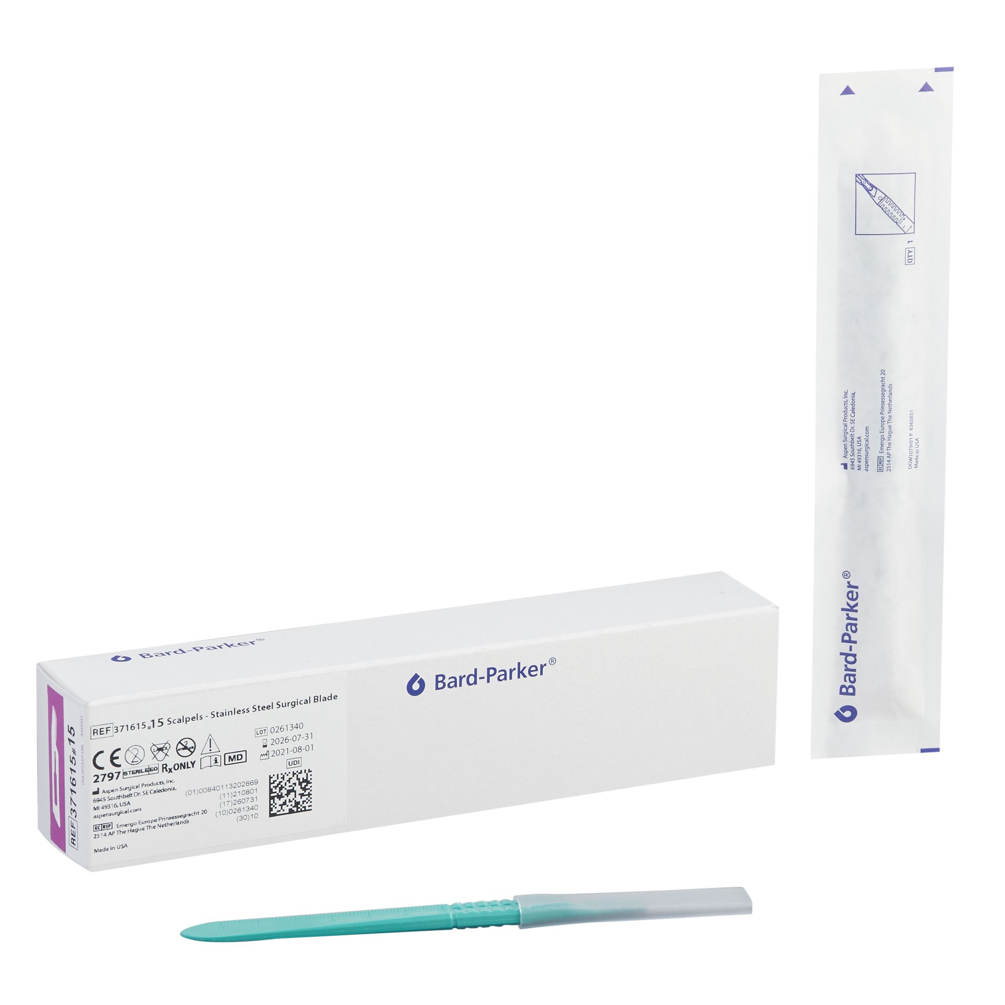 Bard-Parker Disposable Scalpel, Size 15 MK 10644
