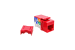 Cat5e RJ45 110 Type Keystone Jack, Red