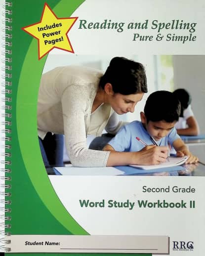 Reading & Spelling Pure & Simple Second Grade Word Study Workbook II