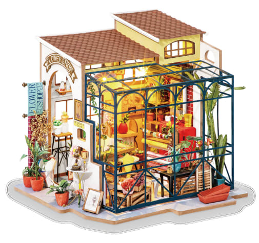 Emily's Flower Shop DIY Miniature House | Rolife