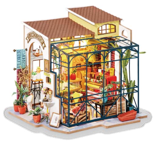 Emily's Flower Shop DIY Miniature House | Rolife