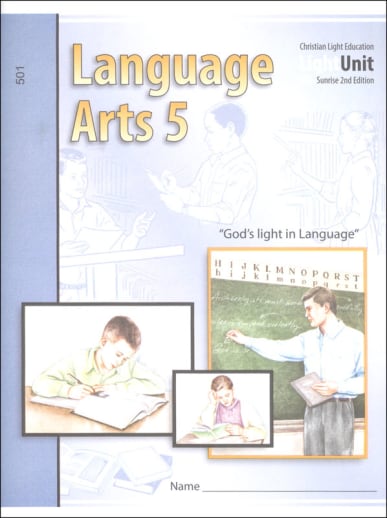 Language Arts LightUnit 501 Sunrise 2nd Edition
