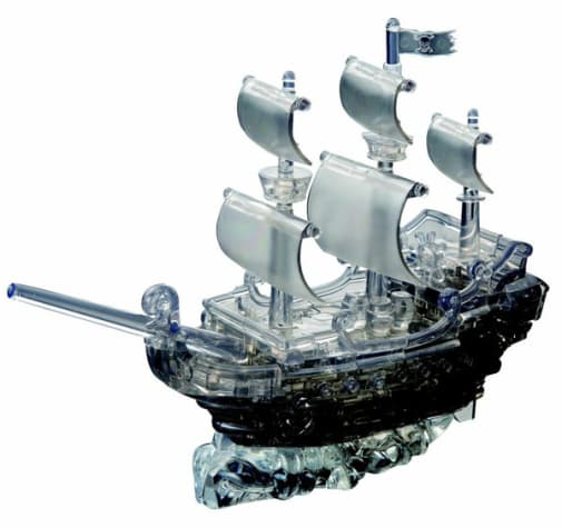 Deluxe 3D Crystal Puzzle - Black Pirate Ship