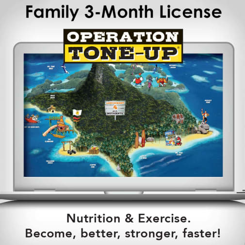 Operation Tone-Up Program: Family (4 Members) 3-Month License