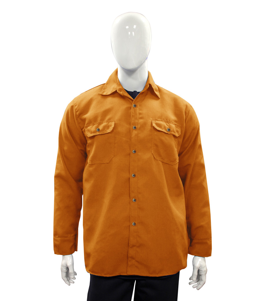 FR Shirts Button Front, 2-pocket style: 4.5 oz. Orange Nomex® IIIA, , large image number 0