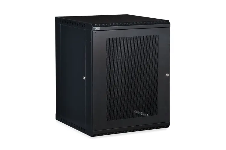 15U LINIER Fixed Wall Mount Cabinet - Vented Door