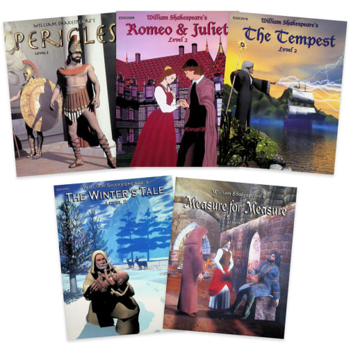 All 5 Level 2-3 Shakespeare Classic Worktexts