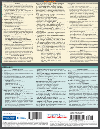 English Grammar & Punctuation Quick Study English Grammar & Punctuation Quick Study