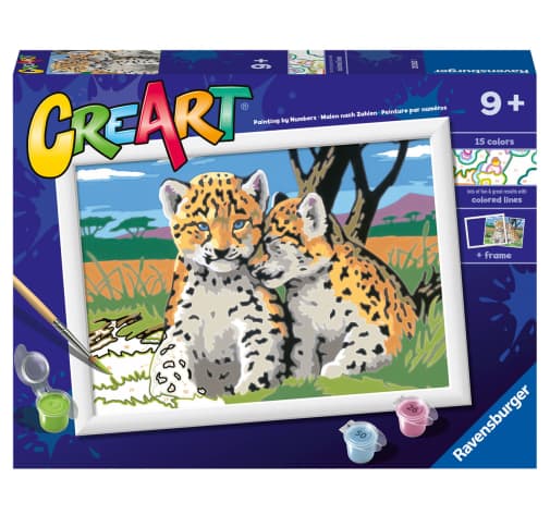 Ravensburger CreArt Paint by Number: Safari Friends (7x10)