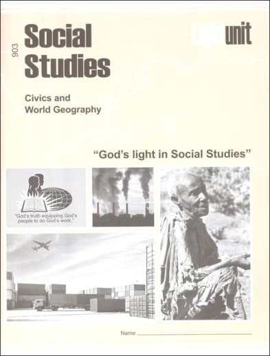 Christian Light Social Studies 903 LightUnit