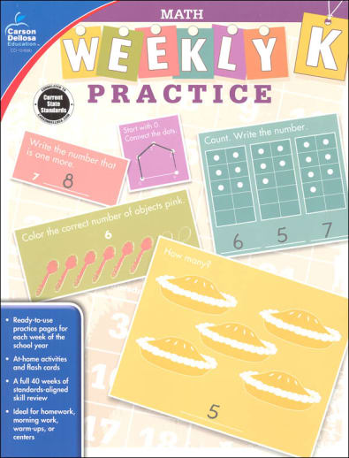 Math Weekly Practice: Grade K