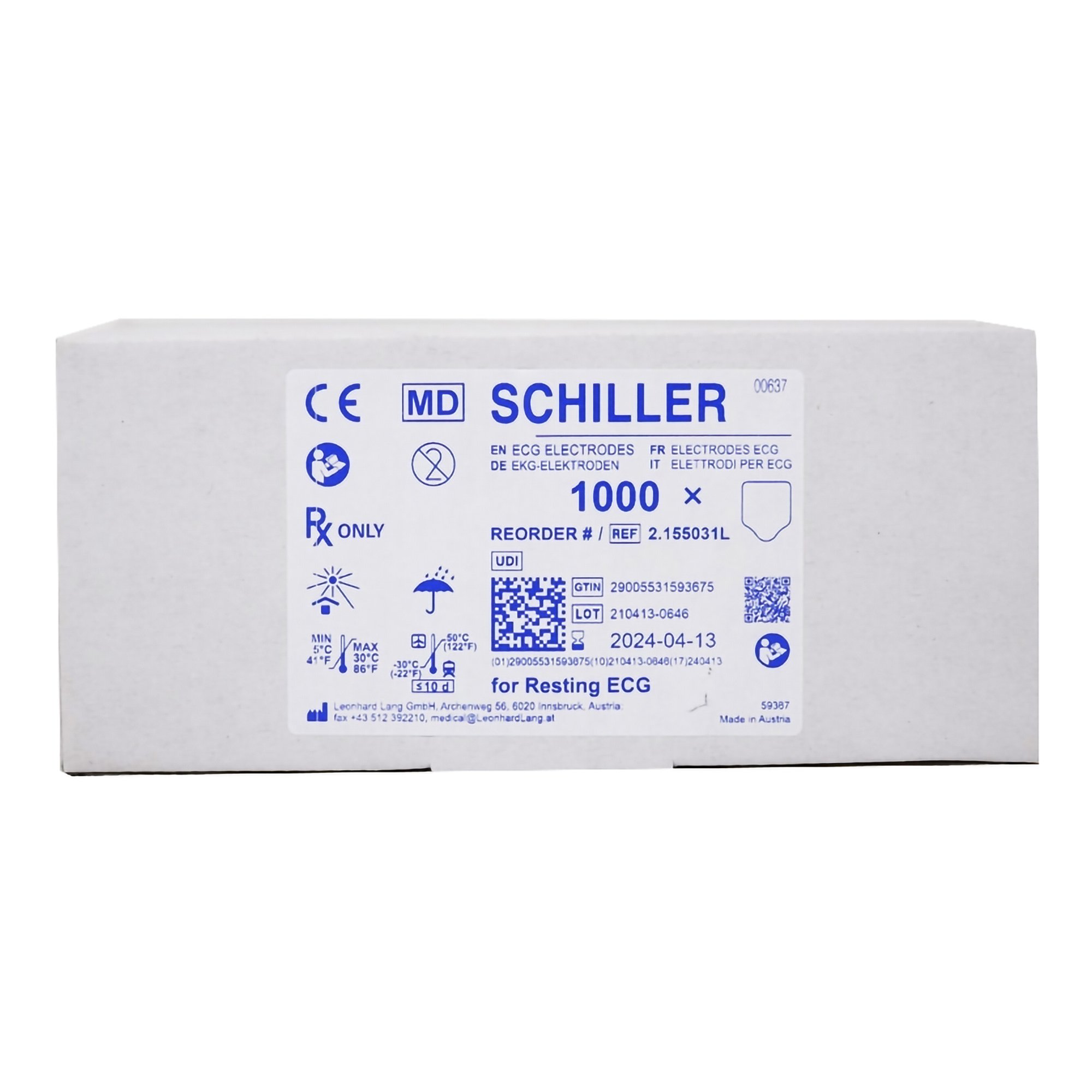 Schiller ECG Resting Electrode MK 1056022
