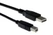 USB 2.0 A to B Cable, Black, 15ft