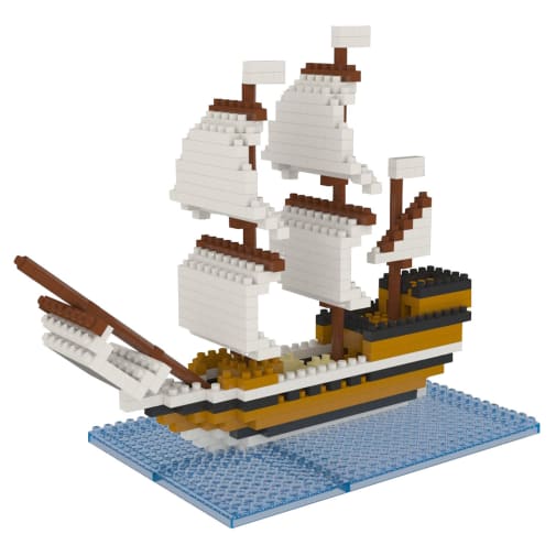 Mini Building Blocks: Mayflower II (334 pieces)