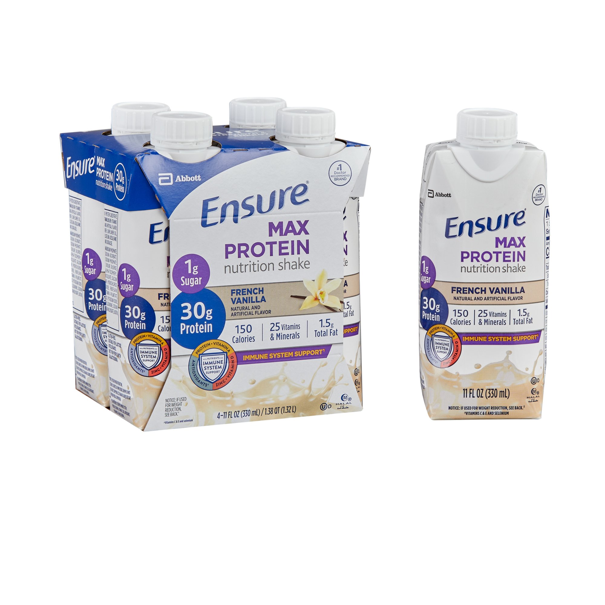 Ensure Max Protein Nutrition Shake, Vanilla, 11-ounce carton MK 1209630