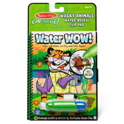 Melissa & Doug Water Wow! Wacky Animals Water Reveal Pad