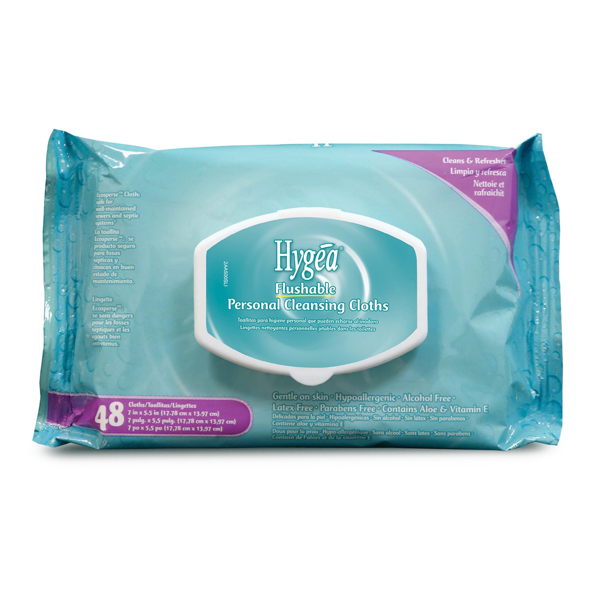 Hygea Floral Scent Personal Cleansing Cloths MK 461596
