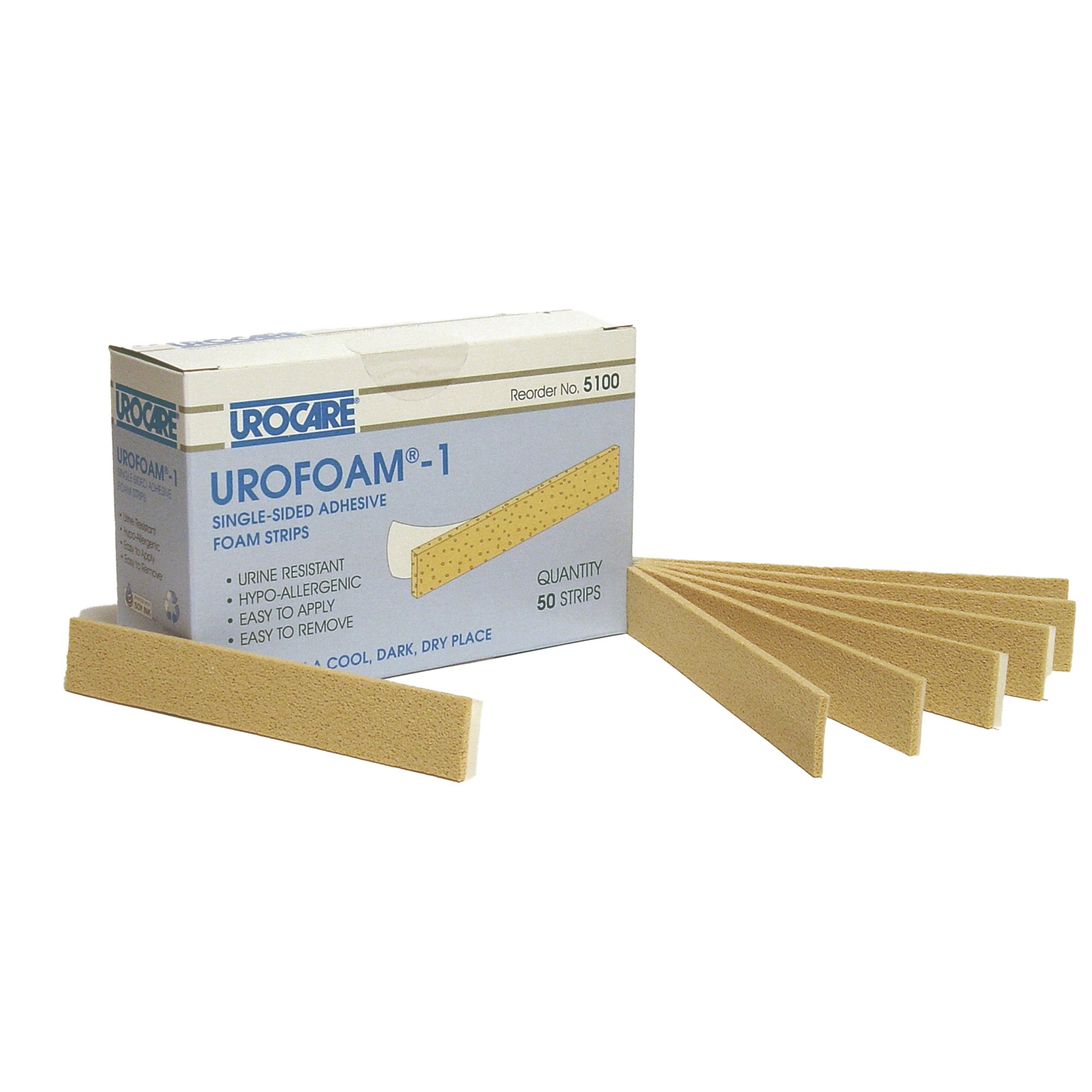 Urofoam-1 Adhesive Foam Strips for use with Male External Catheters MK 668137