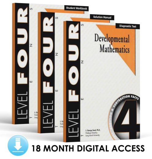 Developmental Math: Level 4 E-Book Set | Tens: Concepts Addition and Subtraction Facts (18 Month Access)