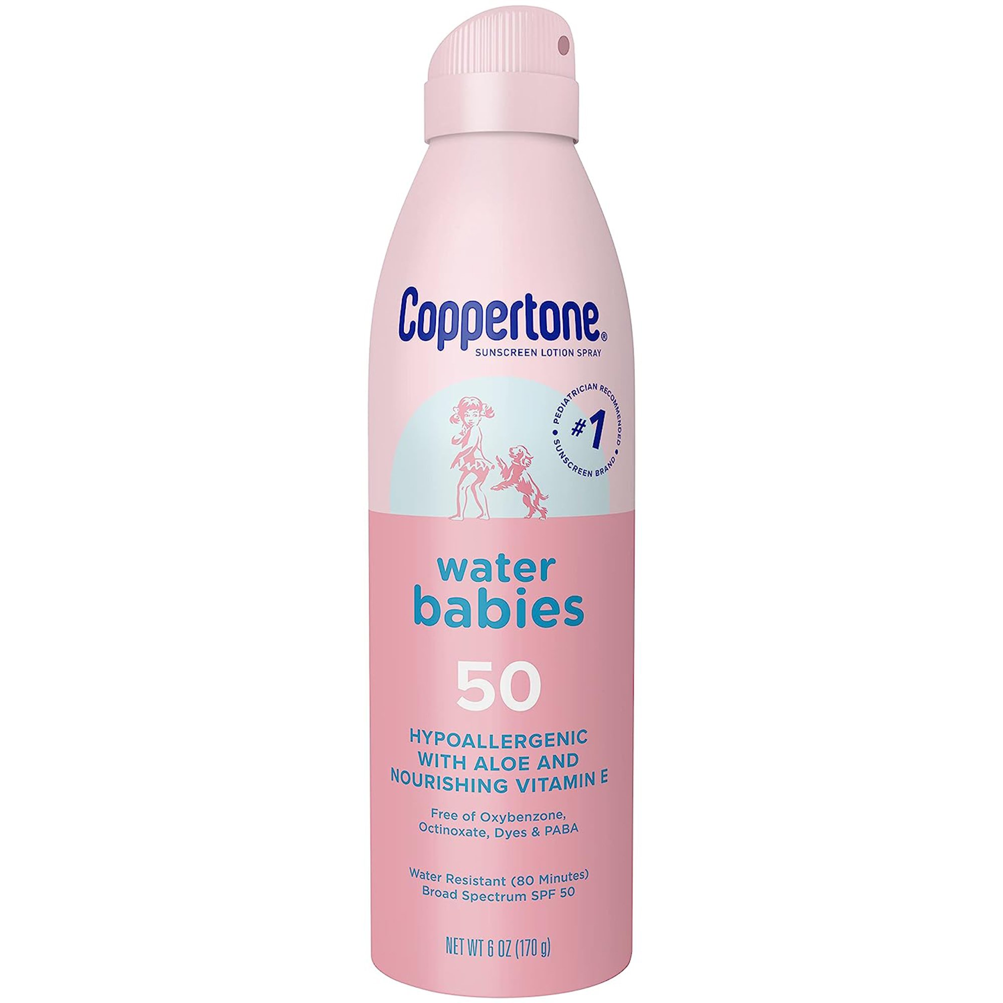 Coppertone Water Babies Sunscreen Spray, SPF 50 MK 1231876