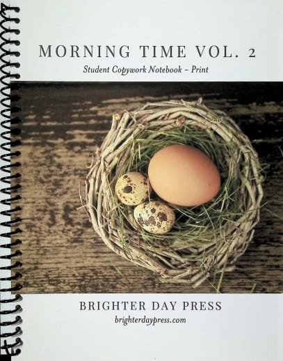 Morning Time Student Copywork Notebook Volume 2 - Print
