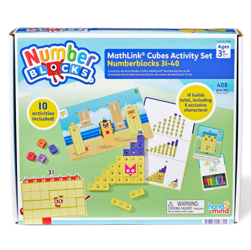 MathLink Cubes Activity Set Numberblocks 31-40