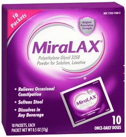 MiraLAX Polyethylene Glycol 3350 Laxative MK 695610