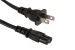 3ft AC Power Cord, 1-15P to C7, 18 AWG, Non-Polarized