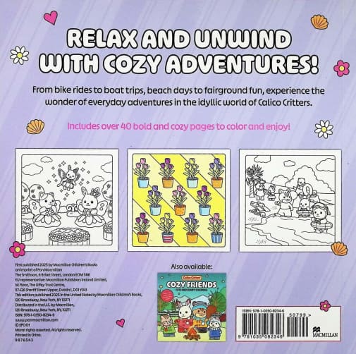 Calico Critters: Cozy Adventure Coloring Book