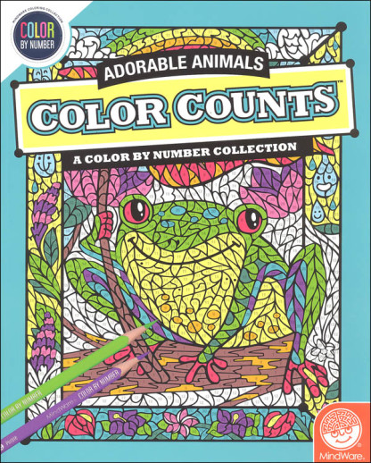 Color By Number Books, Coloring Books, Creative Activities - MindWare