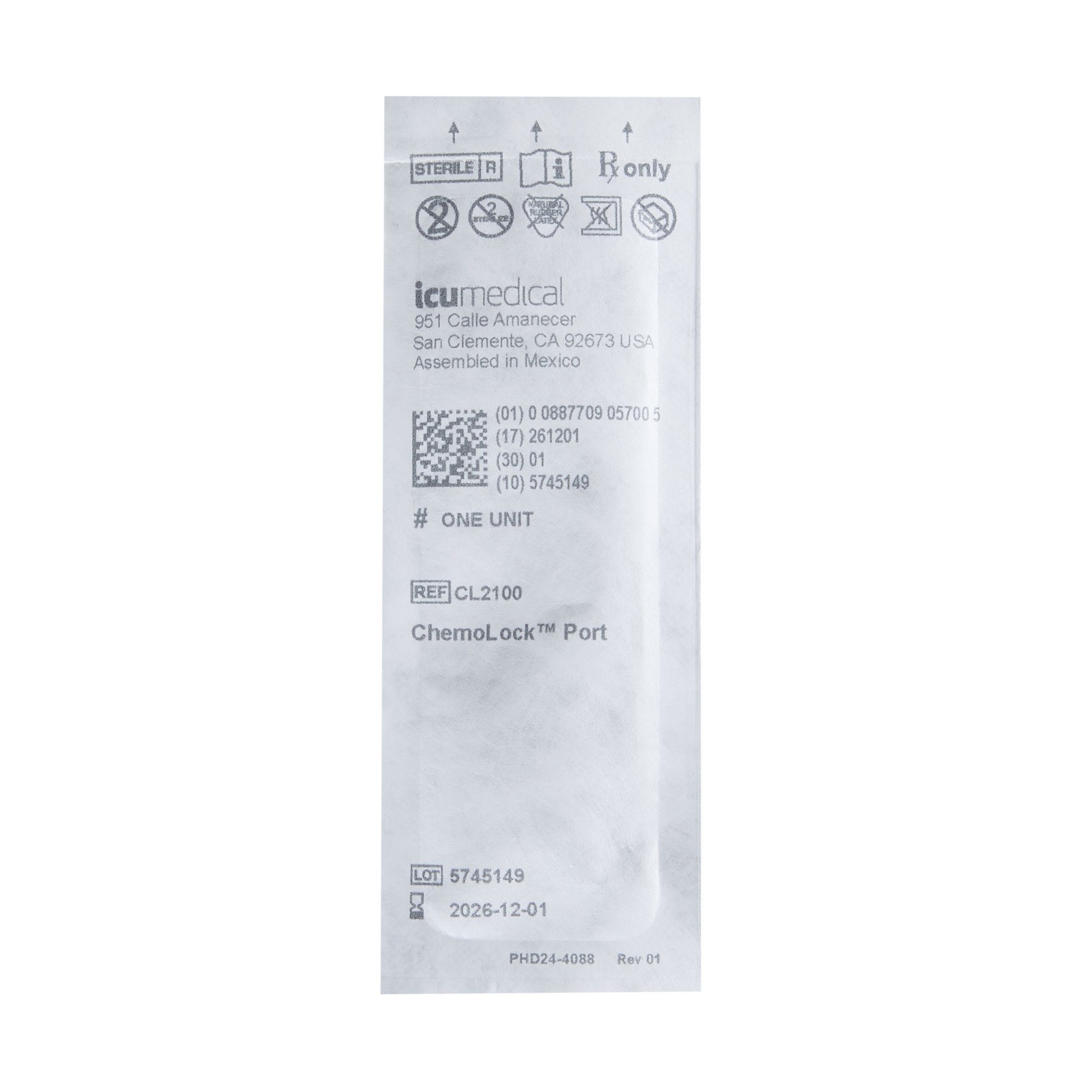 IV Port Chemolock MK 973510