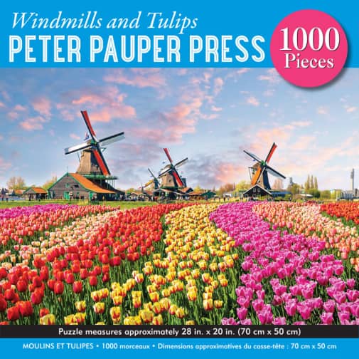 Peter Pauper Press Windmills and Tulips Jigsaw Puzzle (1000 piece)