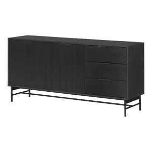 Sideboard with Ribbed Doors and Drawers