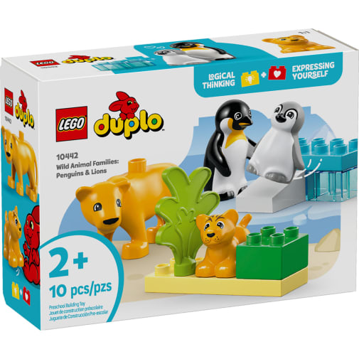 LEGO DUPLO Town Wild Animal Families: Penguins & Lions (10442)