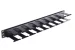Great Lakes 1RU Horizontal Single-Sided Cable Organizer w/ Cover